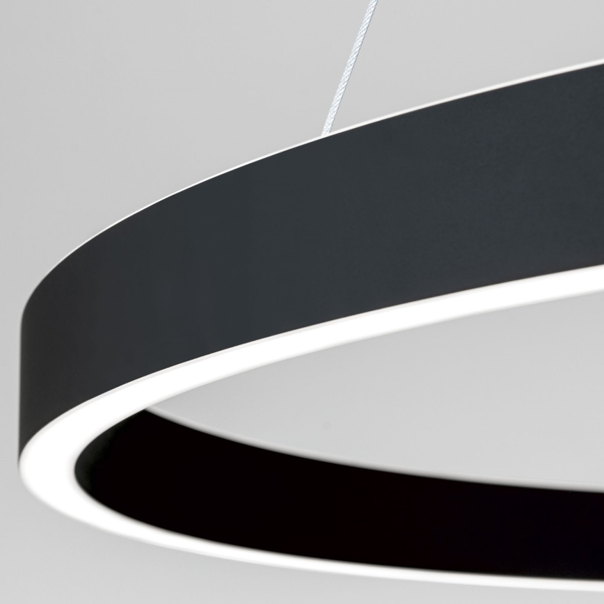 ściemnialny żyrandol wiszący na linku KOLK LED/80W/230V 2700/3000/4000K średnica 80 cm czarny