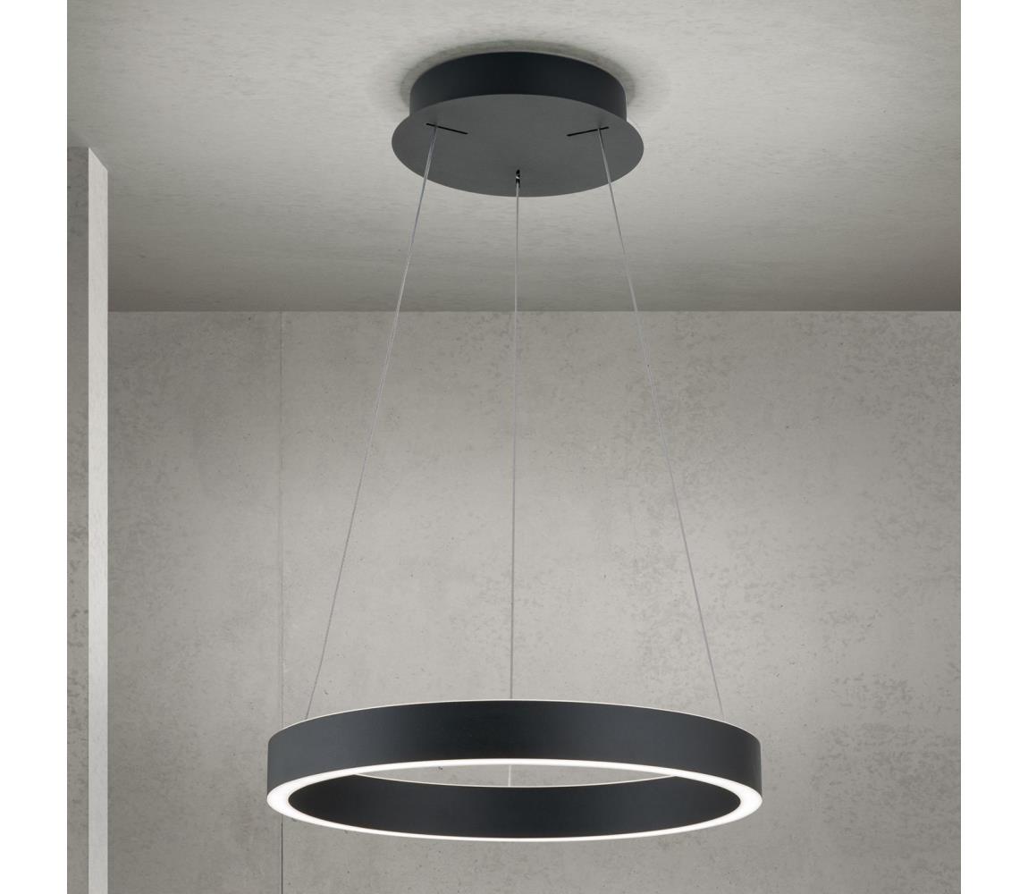 Orion- LED ściemnialny żyrandol na przewodzie KOLK LED/40W/230V 2700/3000/4000K śr. 40 cm czarny