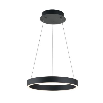 ściemnialna lampa LED wisząca na lince KOLK LED/40W/230V 2700/3000/4000K śr. 40 cm czarna