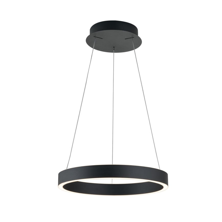 ściemnialna lampa LED wisząca na lince KOLK LED/40W/230V 2700/3000/4000K śr. 40 cm czarna