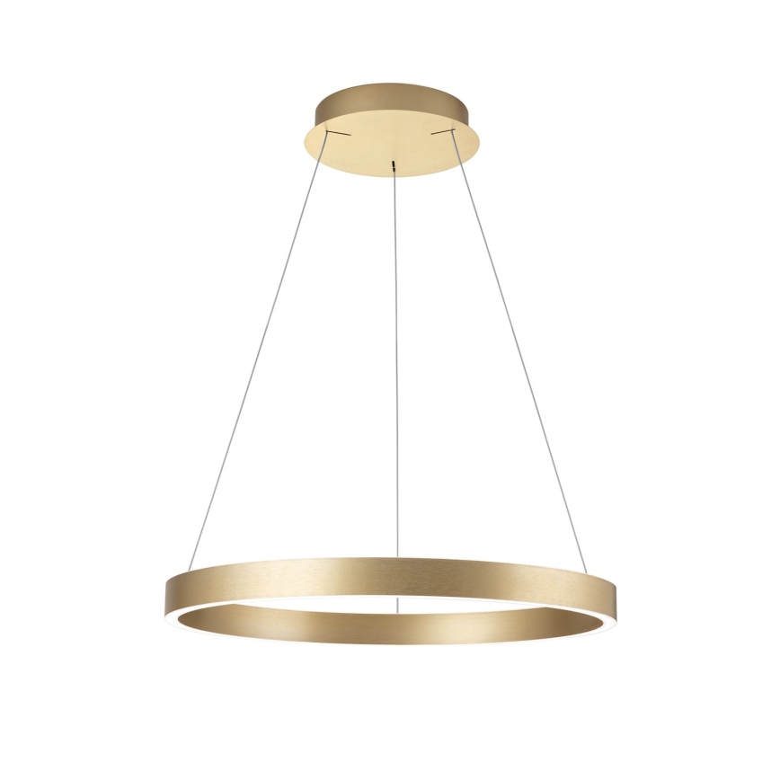 LED ściemnialny żyrandol na lince KOLK LED/60W/230V 2700/3000/4000K śr. 60 cm złoty