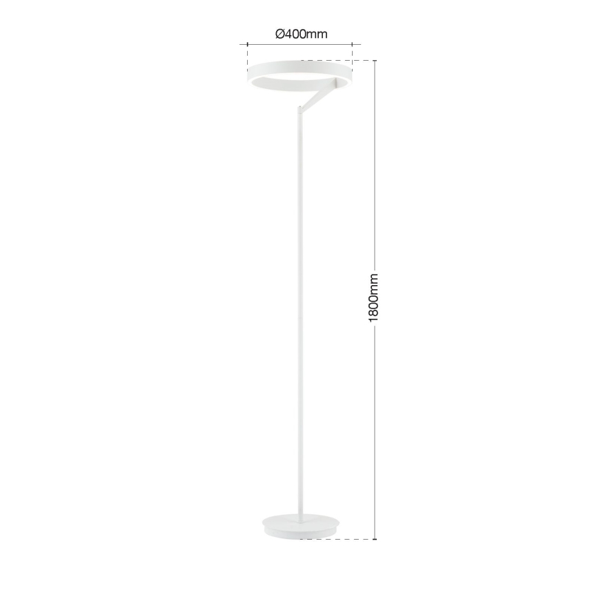 LED ściemniana lampa stojąca KOLK LED/40W/230V 2700/4000K biała