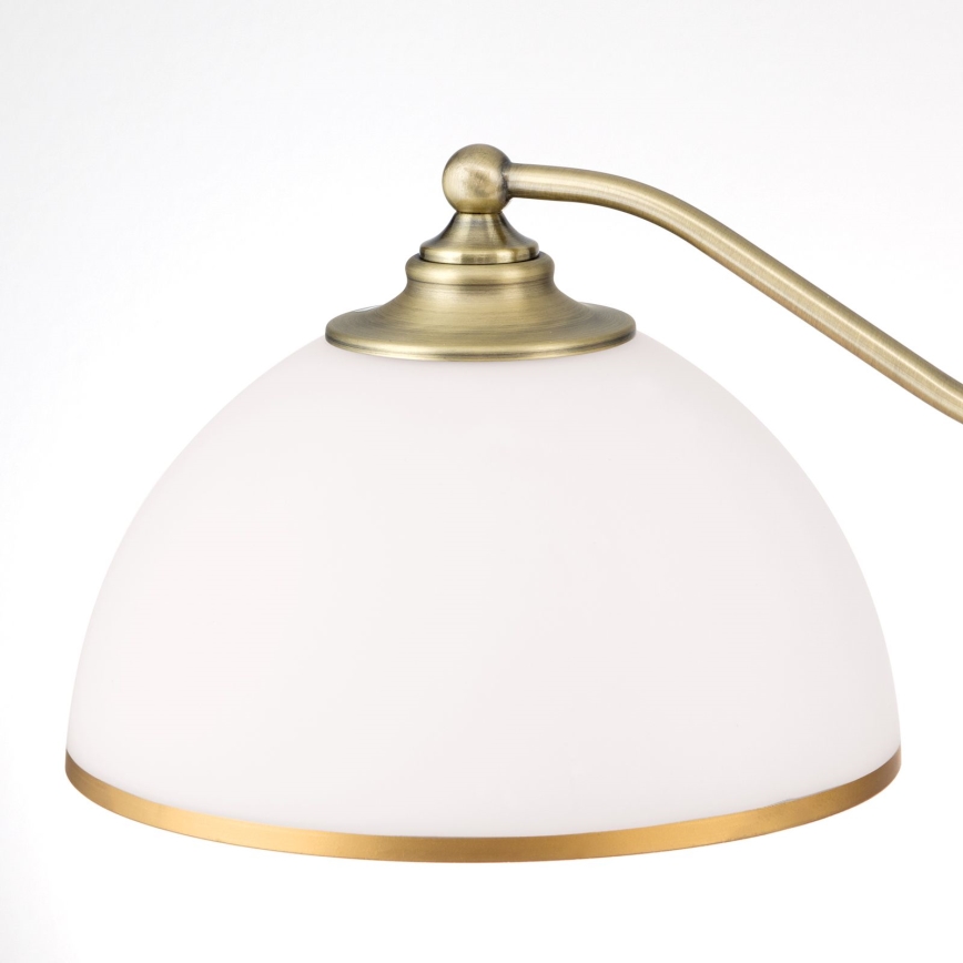 Żyrandol na łańcuchu OLD LAMP 3xE27/40W/230V śr. 65 cm biały/mosiądz