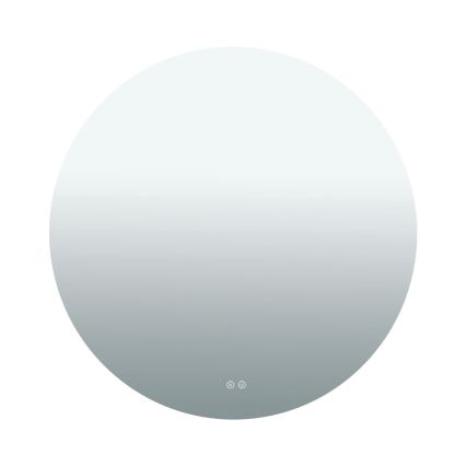 LED łazienkowe lustro ścienne z podświetleniem i ogrzewaniem FOCUS LED/27W/230V 3000/4200/6000K śr. 80 cm IP44