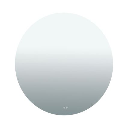 LED Łazienkowe podgrzewane lustro naścienne z podświetleniem FOCUS LED/30W/230V 3000/4200/6000K śr. 100 cm IP44