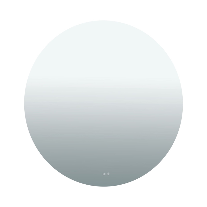 LED Łazienkowe podgrzewane lustro naścienne z podświetleniem FOCUS LED/30W/230V 3000/4200/6000K śr. 100 cm IP44