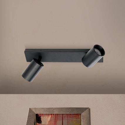 Oprawa punktowa SEAN 2xGU10/13W/230V czarna