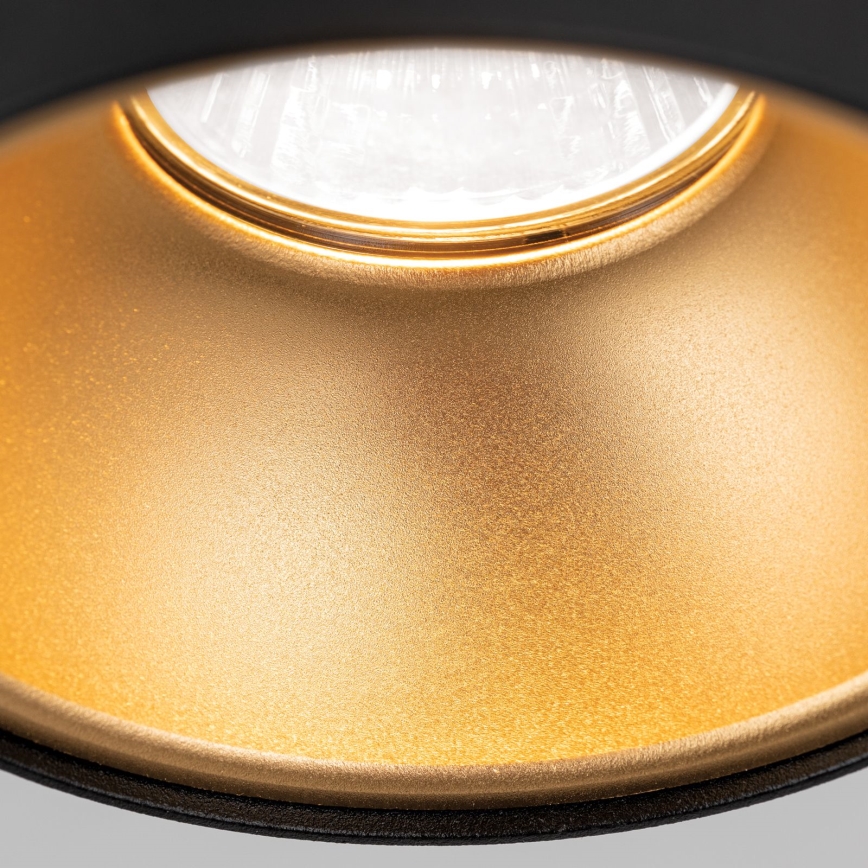 Oprawa punktowa STARLIGHT 1xGU10/50W/230V czarna/złota