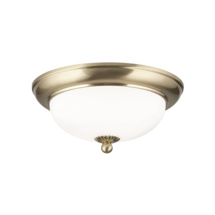 Lampa sufitowa EMPIRA 2xE14/40W/230V o średnicy 26,5 cm, mosiężna