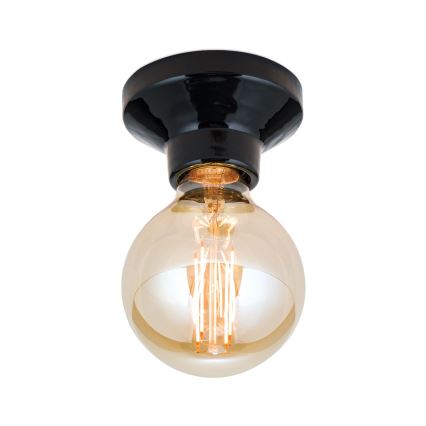 Lampa sufitowa FROST 1xE27/60W/230V czarna