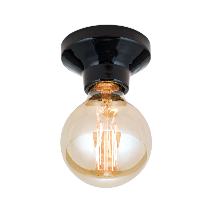 Lampa sufitowa FROST 1xE27/60W/230V czarna