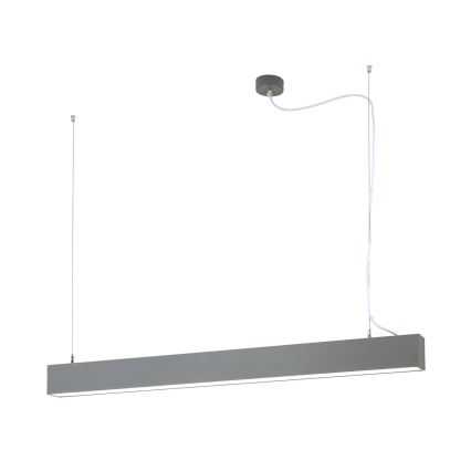 LED lampa sufitowa/wisząca 2 w 1 PALKKI LED/38W/230V 3000/4000/5000K szara