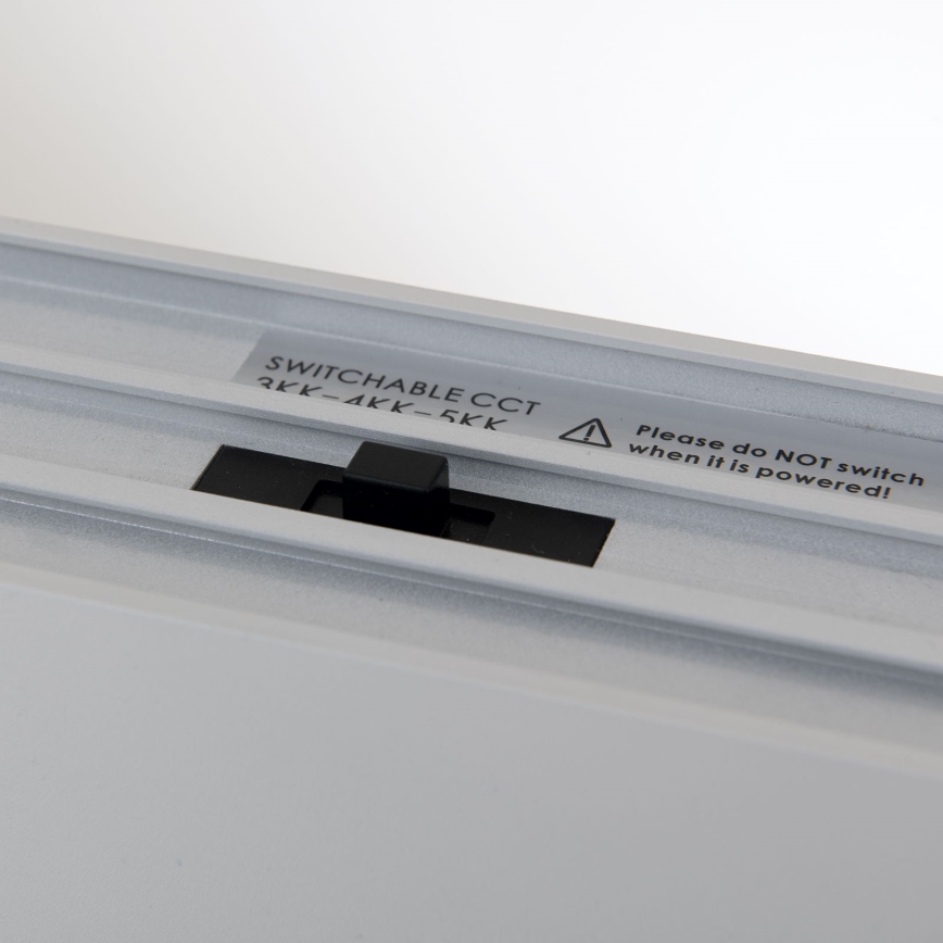 LED lampa sufitowa/wisząca 2 w 1 PALKKI LED/38W/230V 3000/4000/5000K szara