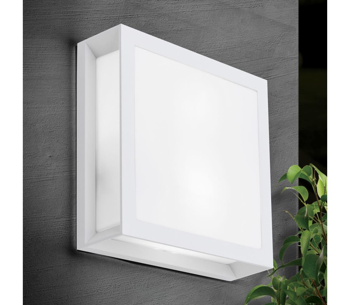 Orion - Oprawa zewnętrzna HENRY 2xE27/15W/230V 26x26 cm IP44 biała