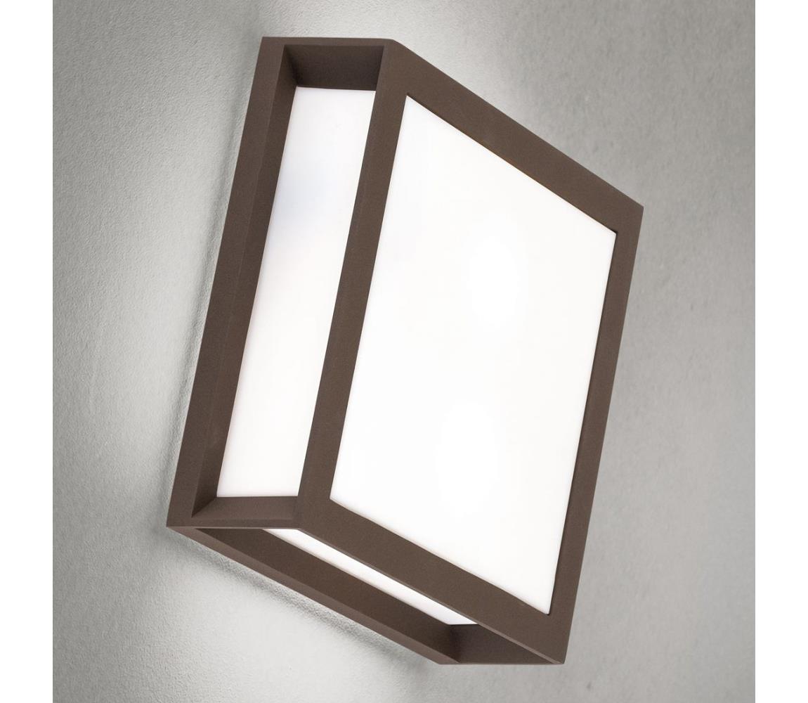 Orion - Oprawa zewnętrzna HENRY 2xE27/15W/230V 26x26 cm IP44 brązowa