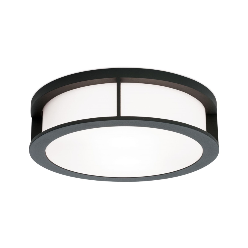 Oprawa zewnętrzna HENRY 2xE27/15W/230V śr. 30 cm IP44 antracyt
