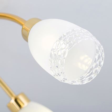 Przysufitowy żyrandol CARLA 5xG9/28W/230V złoty