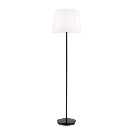 Lampa podłogowa LUDWIG 1xE27/40W/230V biała/czarna