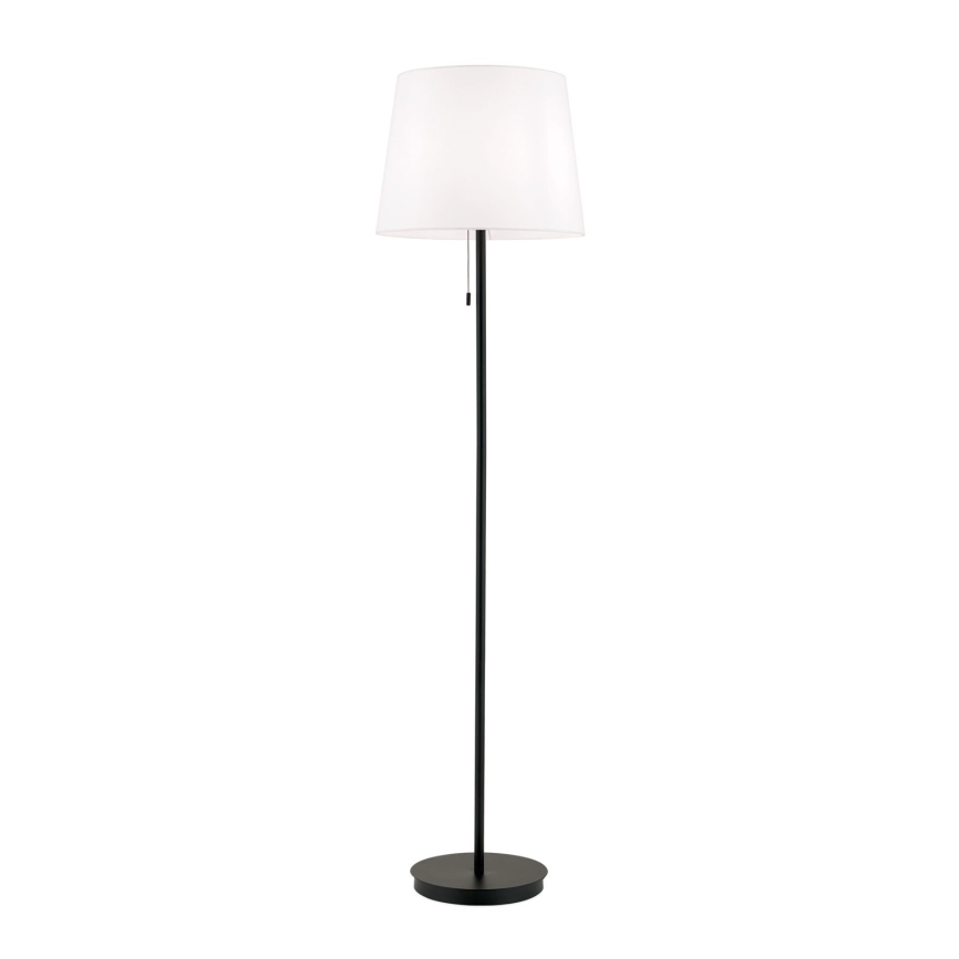 Lampa podłogowa LUDWIG 1xE27/40W/230V biała/czarna