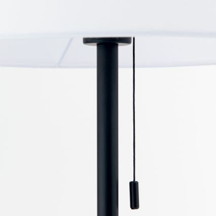 Lampa podłogowa LUDWIG 1xE27/40W/230V biała/czarna