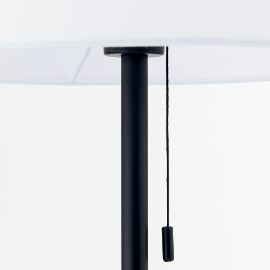 Lampa podłogowa LUDWIG 1xE27/40W/230V biała/czarna