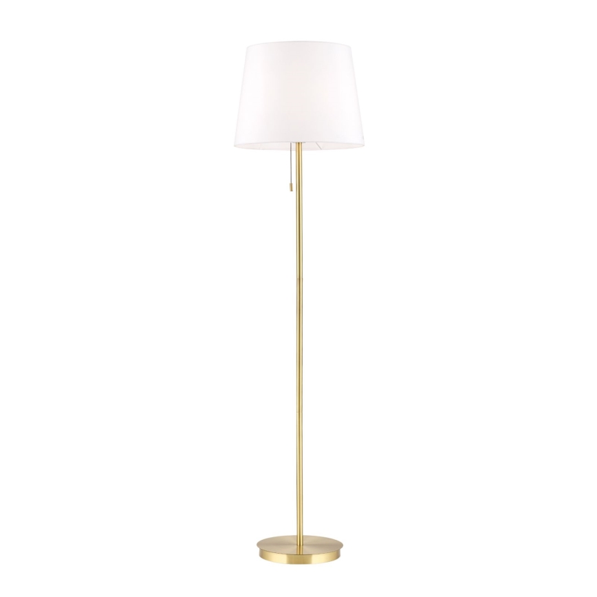 Lampa podłogowa LUDWIG 1xE27/40W/230V biała/złota