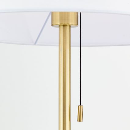 Lampa podłogowa LUDWIG 1xE27/40W/230V biała/złota