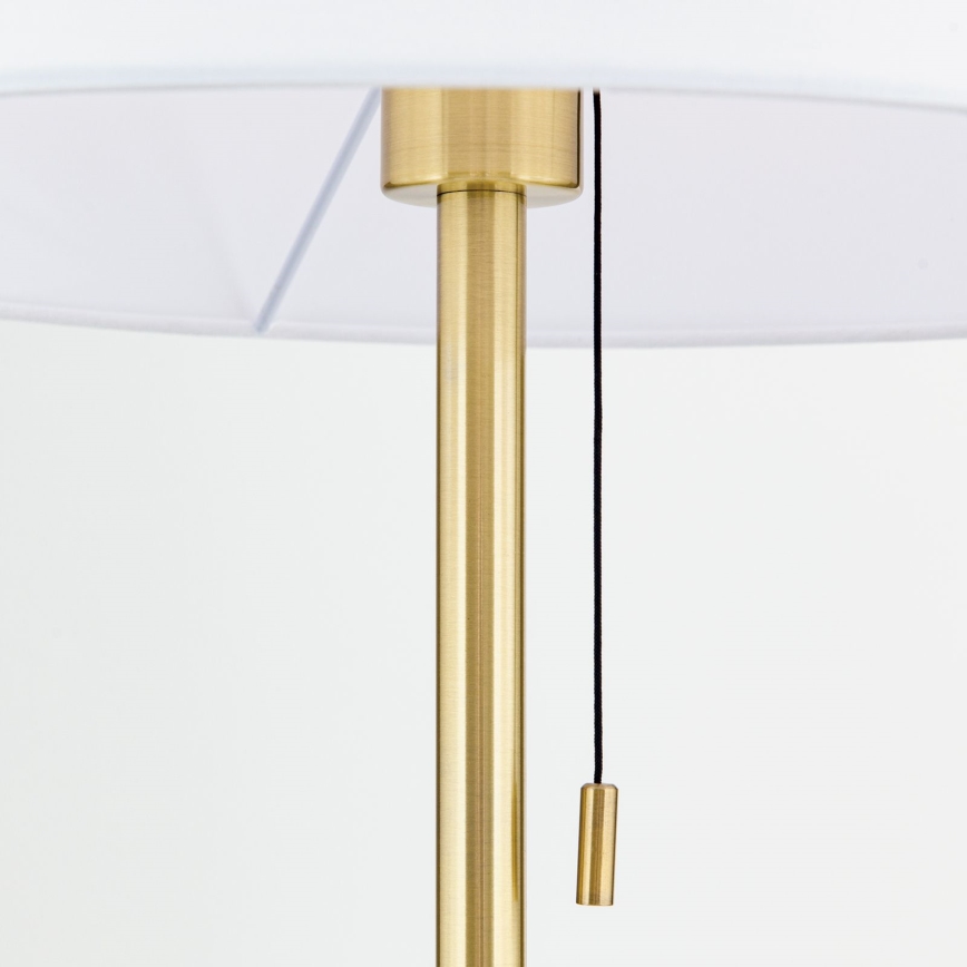Lampa podłogowa LUDWIG 1xE27/40W/230V biała/złota