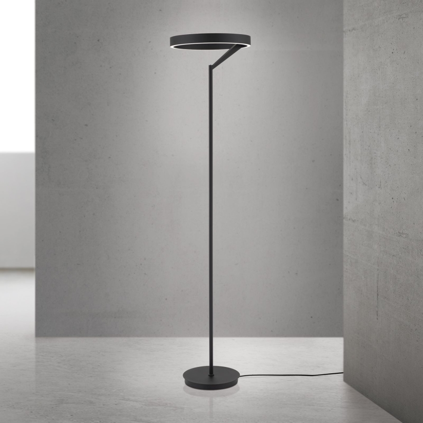 LED ściemnialna lampa podłogowa KOLK LED/40W/230V 2700/4000K czarna