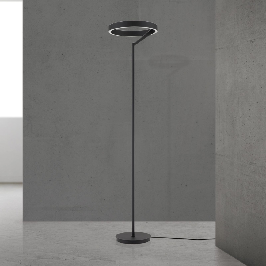 LED ściemnialna lampa podłogowa KOLK LED/40W/230V 2700/4000K czarna