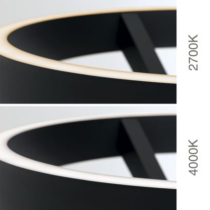 LED ściemnialna lampa podłogowa KOLK LED/40W/230V 2700/4000K czarna