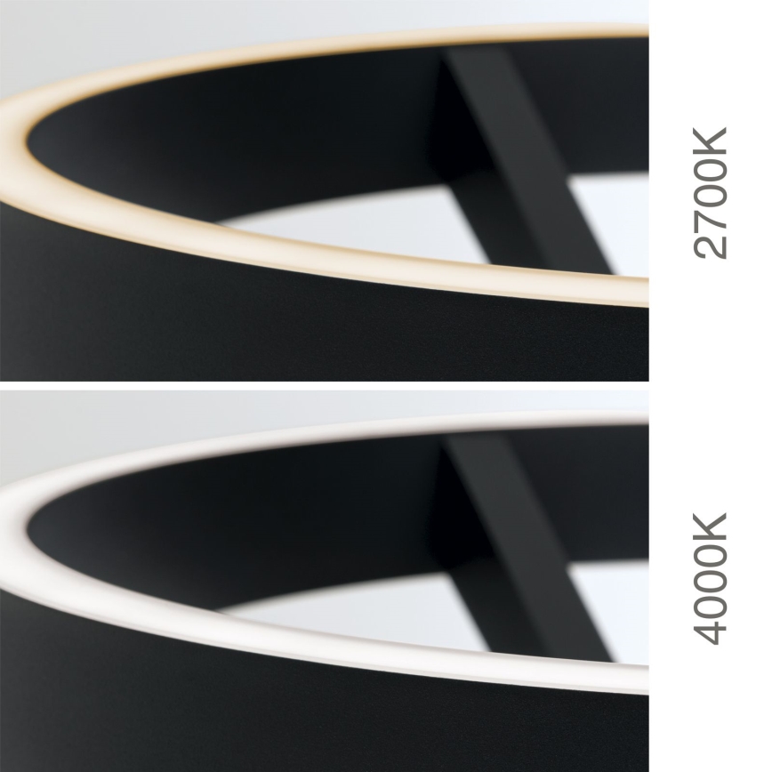 LED ściemnialna lampa podłogowa KOLK LED/40W/230V 2700/4000K czarna