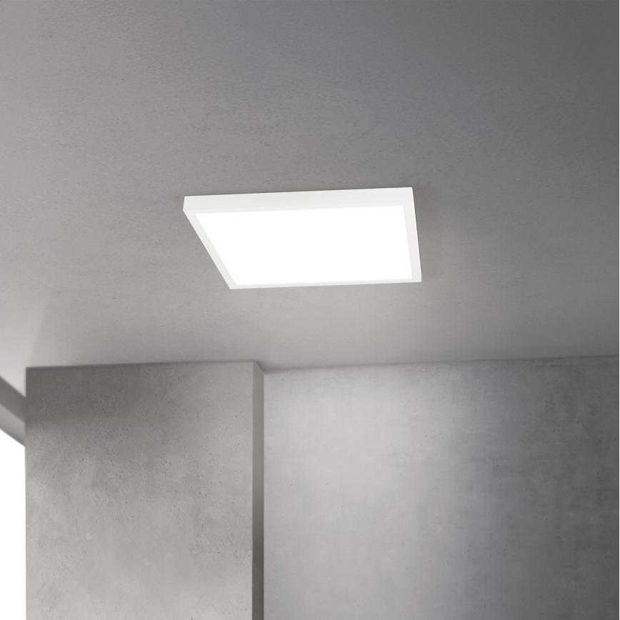 LED ściemnialna oprawa sufitowa DISC LED/30W/230V 2700/3000/4000K 39x39 cm biała