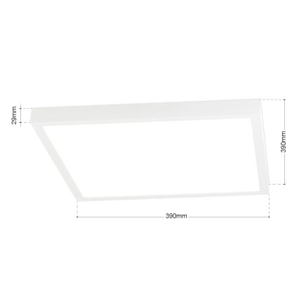 LED ściemnialna oprawa sufitowa DISC LED/30W/230V 2700/3000/4000K 39x39 cm biała