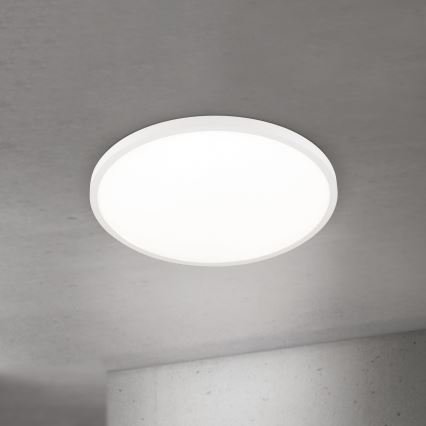 Ściemnialna oprawa sufitowa LED DISC/46W/230V 2700/3000/4000K śr. 60 cm biała