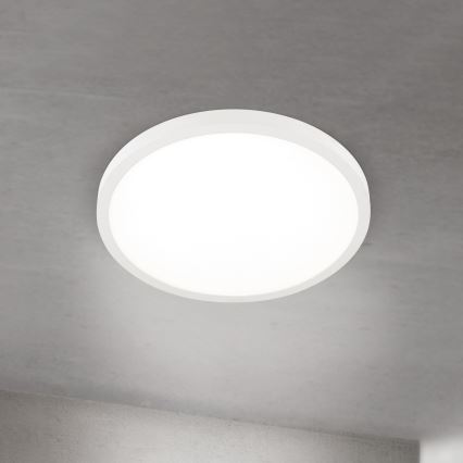 Ściemnialna oprawa sufitowa DISC LED/30W/230V 2700/3000/4000K śr. 40 cm biała