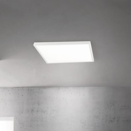 Ściemnialna oprawa sufitowa LED DISC 46W/230V 2700/3000/4000K 59x59 cm biała