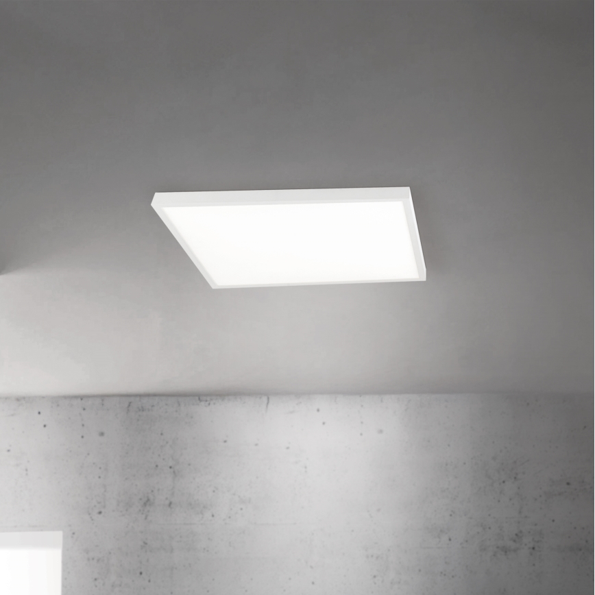 Ściemnialna oprawa sufitowa LED DISC 46W/230V 2700/3000/4000K 59x59 cm biała