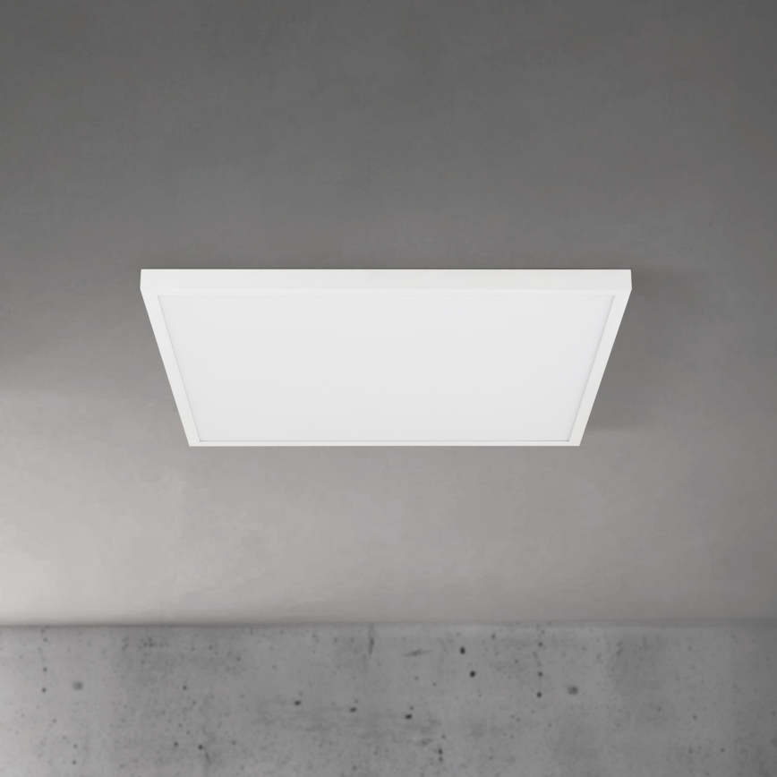 Ściemnialna oprawa sufitowa LED DISC 46W/230V 2700/3000/4000K 59x59 cm biała