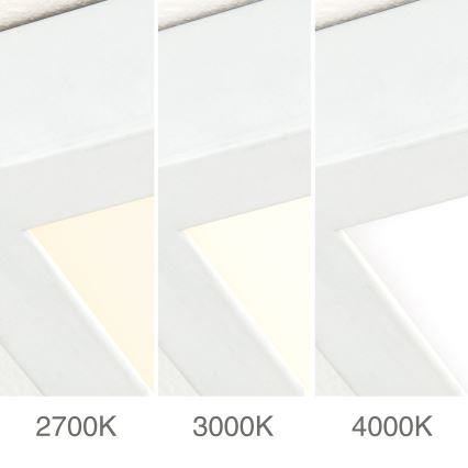 Ściemnialna oprawa sufitowa LED DISC 46W/230V 2700/3000/4000K 59x59 cm biała