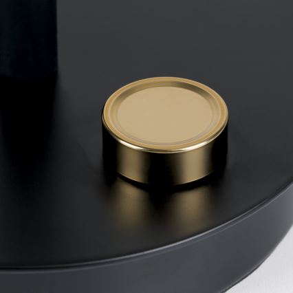 Ściemnialna elastyczna lampa biurkowa DOTTY 1xGU10/10W/230V czarna/mosiężna