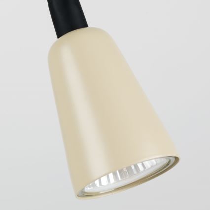 Ściemnialna giętka lampka biurkowa DOTTY 1xGU10/10W/230V beżowa/czarna