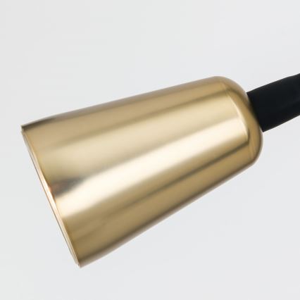 Ściemnialna elastyczna lampka ścienna DOTTY 1xGU10/10W/230V czarna/mosiądz