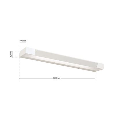 LED Łazienkowe oświetlenie lustra MARILYN LED/18W/230V 60 cm IP44 biały
