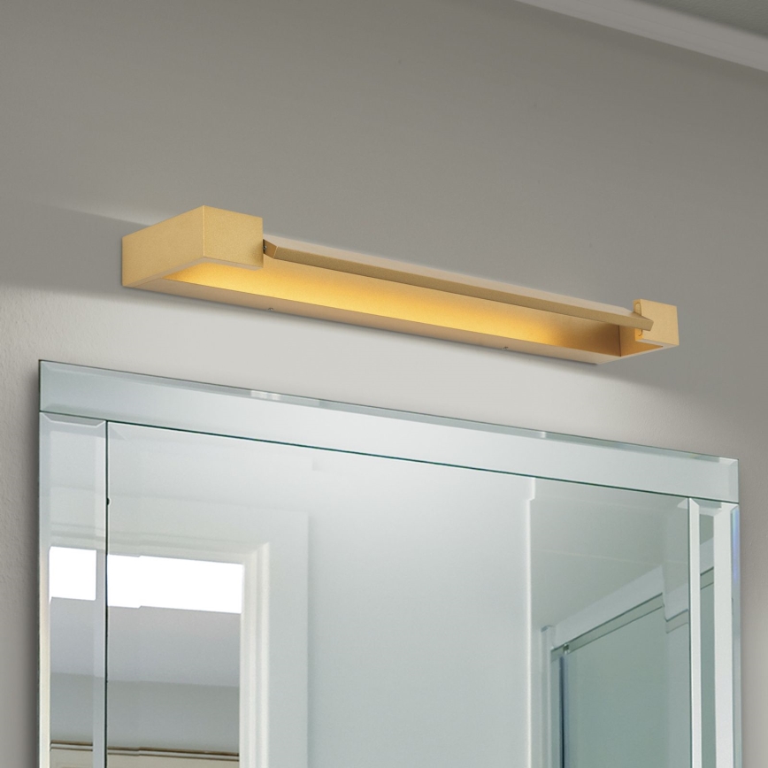 LED Łazienkowe oświetlenie lustra MARILYN LED/18W/230V 60 cm IP44 złoty