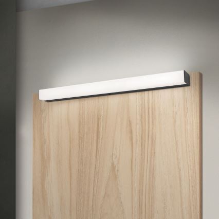 LED Łazienkowe oświetlenie lustra HORIZON LED/12W/230V 3000/4000K 60 cm IP44 czarne