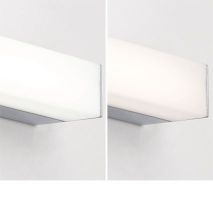 LED Łazienkowe oświetlenie lustra HORIZON LED/12W/230V 3000/4000K 60 cm IP44 srebrne
