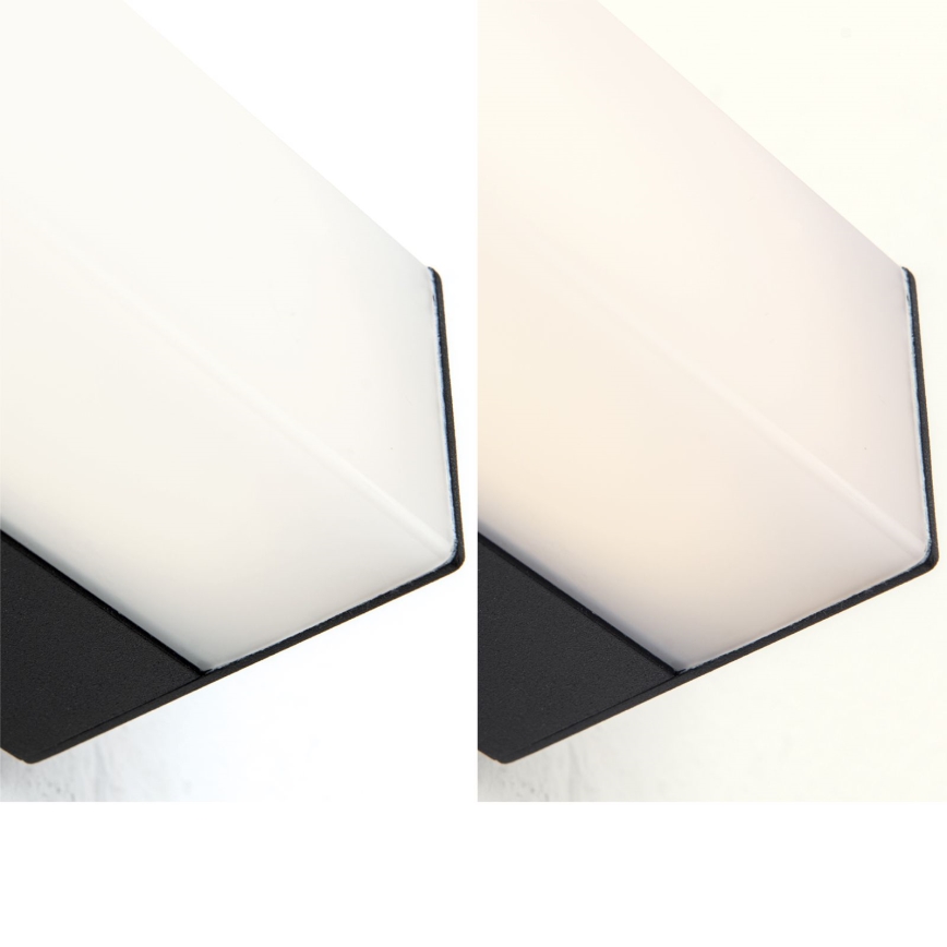 LED Łazienkowe oświetlenie lustra HORIZON LED/18W/230V 3000/4000K 90 cm IP44 czarne