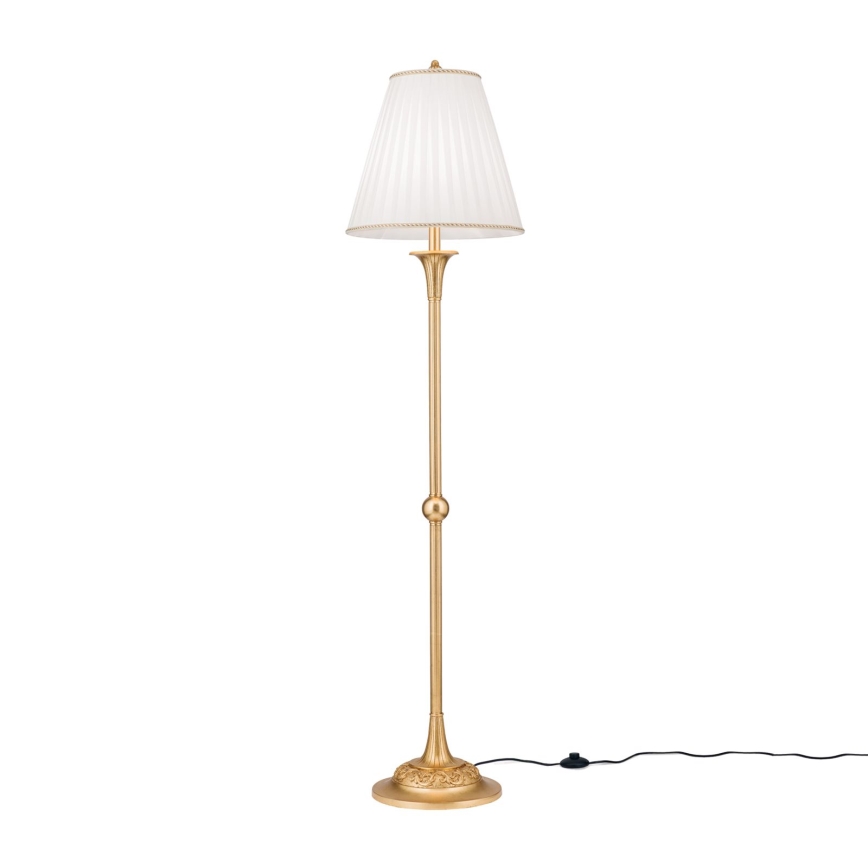 Lampa podłogowa FONSA 1xE27/60W/230V biały/złoty