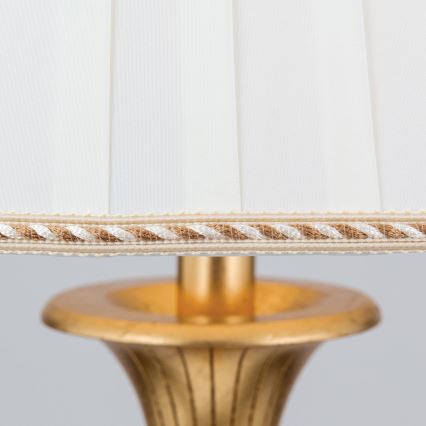 Lampa podłogowa FONSA 1xE27/60W/230V biały/złoty